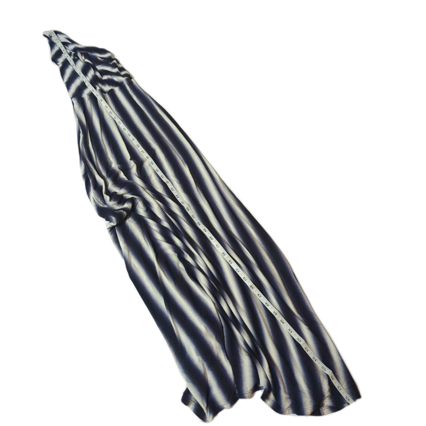 GAP striped Maxi Dress womens S Beach drape garden party coastal boho Hippie