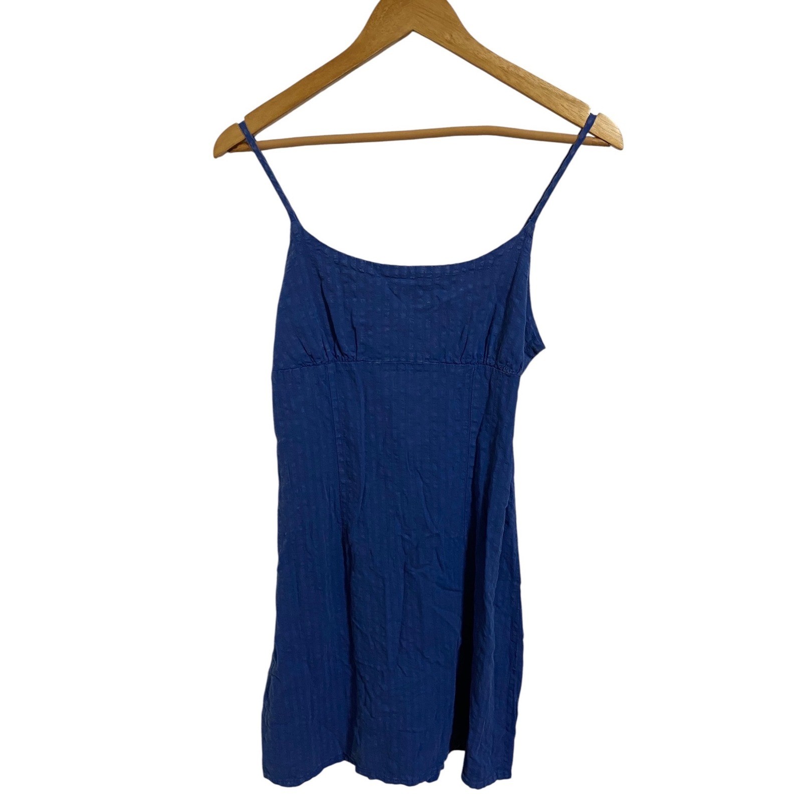 Wild Fable NEW Linen Blend Empire Waist Mini Dress Cottagecore Preppy Festival S