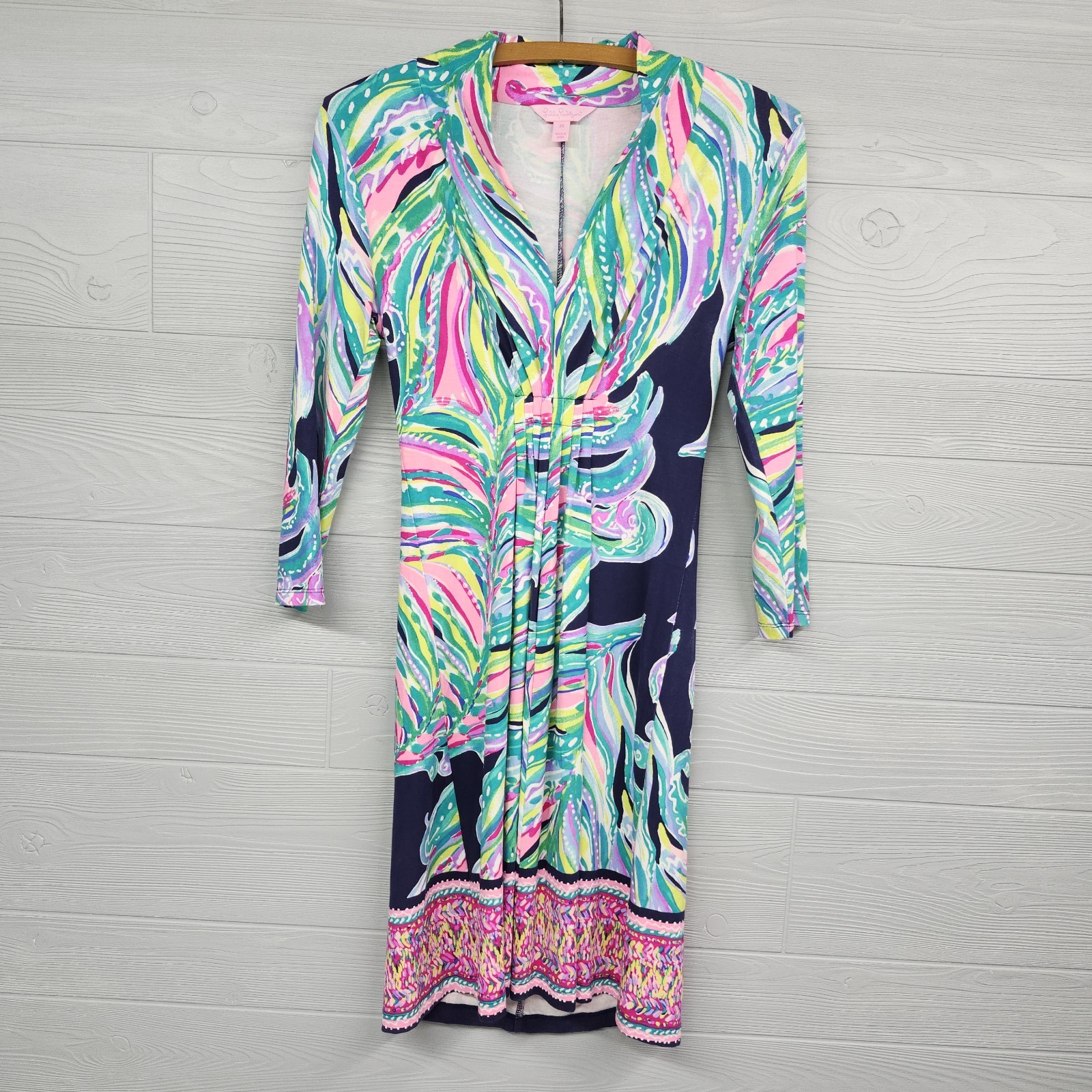 Lilly Pulitzer Margate Don’t Leave Me Hanging Dress Womens Size XS