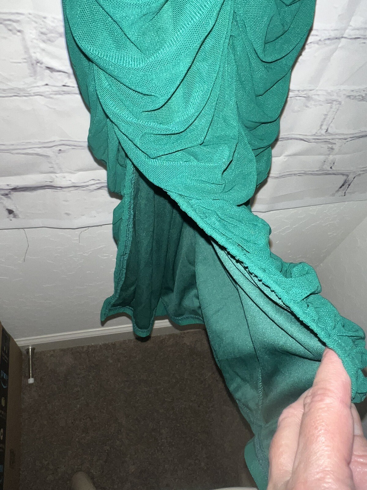 Privy Solid Green Dress Formal NWT Junior’s Size Small (Retail $39)