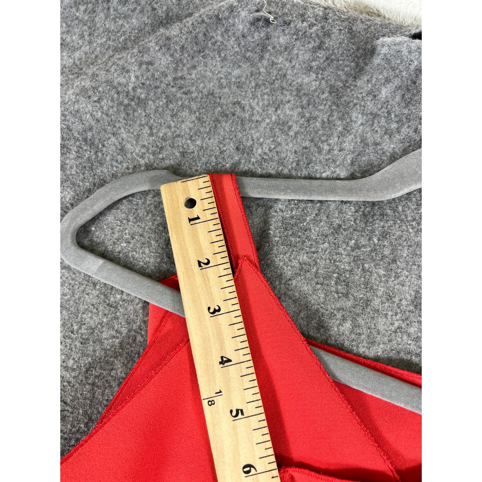 Roland Mouret Red Sleeveless Cut-Out Back Midi Dress Minimalist France Size 6