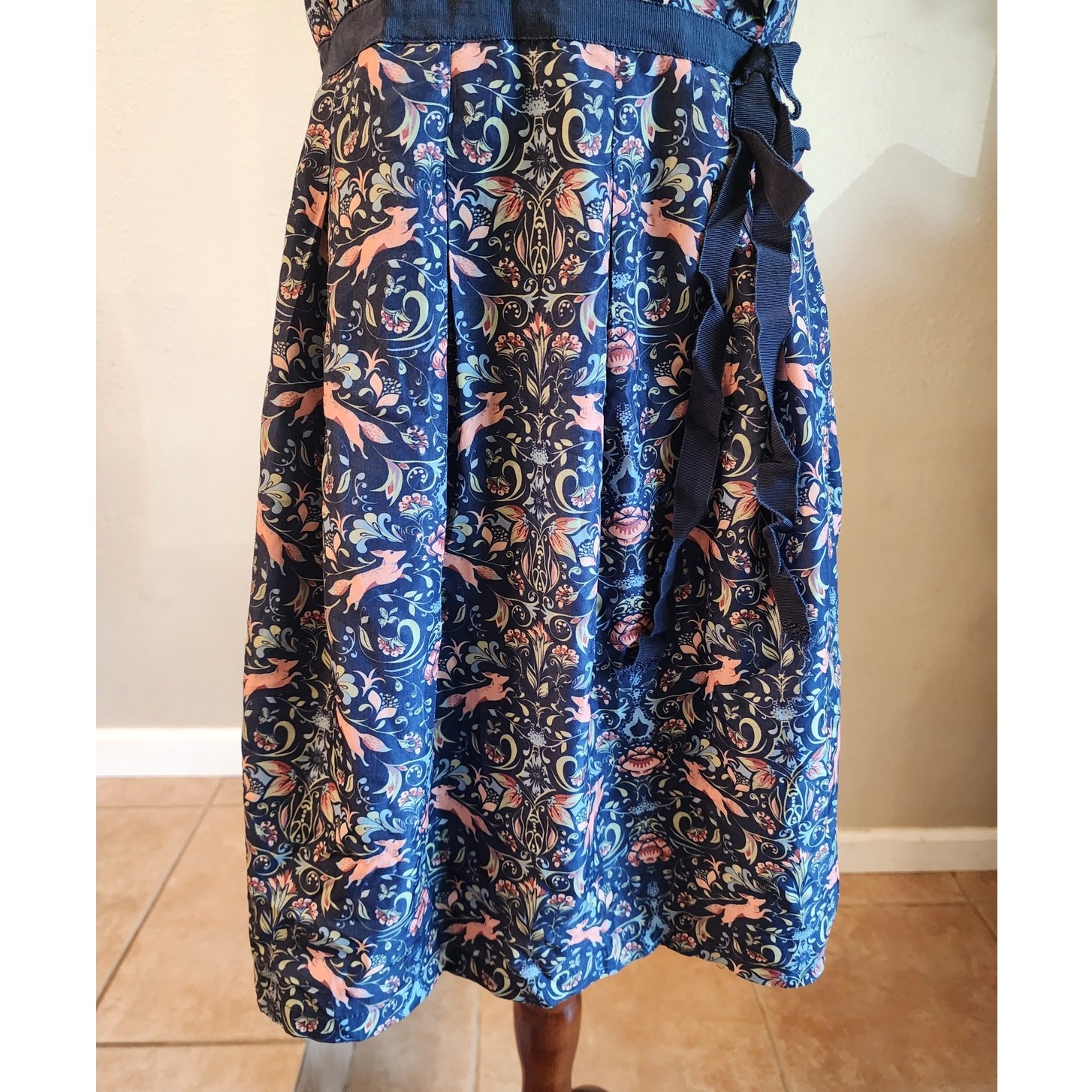 Pink Martini Women’s Fit and Flare Dress SZ Medium Fox