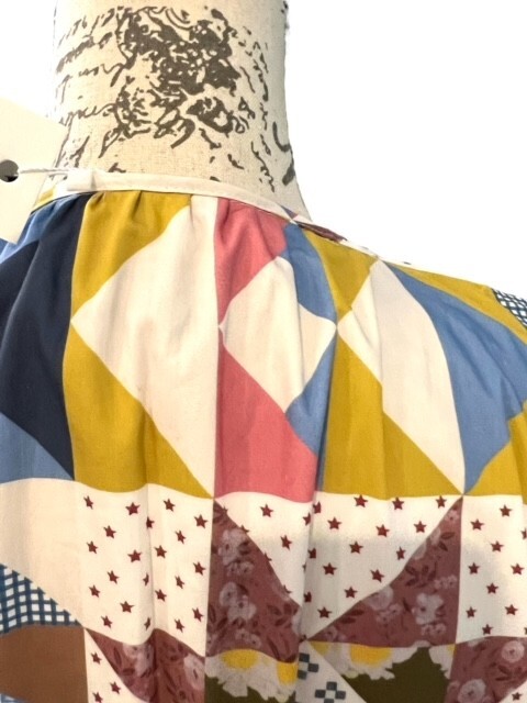 Brooke Wright Willow Quilt Dress Cotton Poplin Size Medium Cottage NWT USA MADE