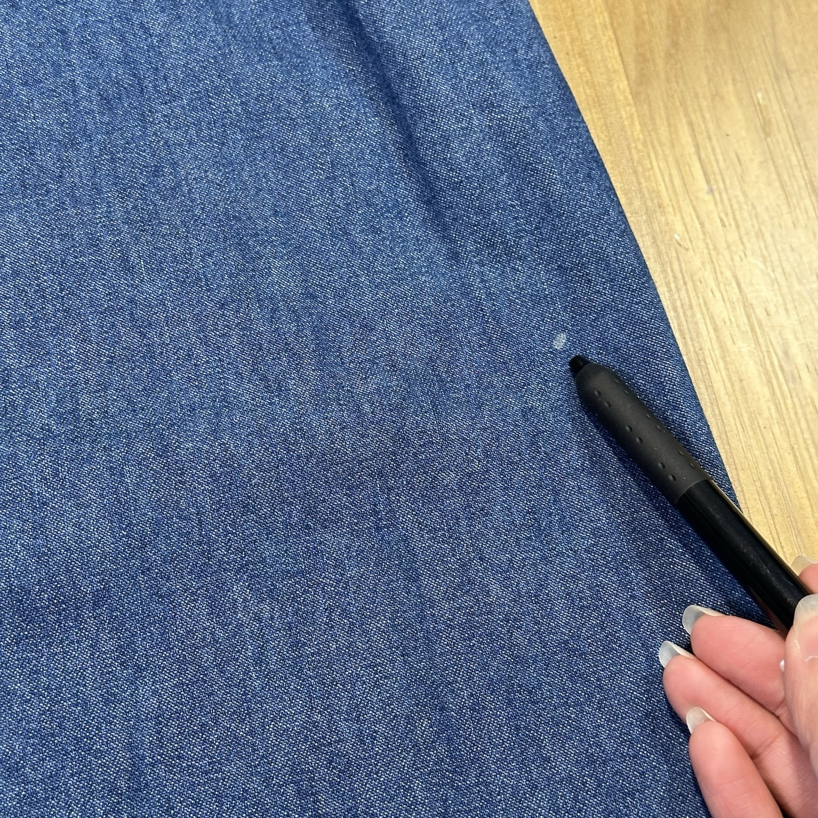 Premier International Embroidered Denim Jumper Dress MED Maxi Cottagecore