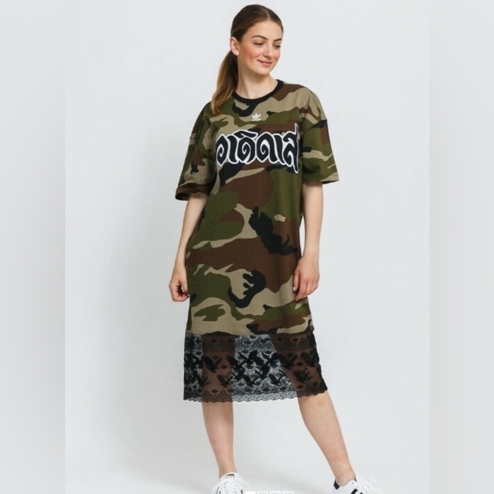 ADIDAS Originals Tee Dress Bangkok Dry-Clean Collab Women’s size xs