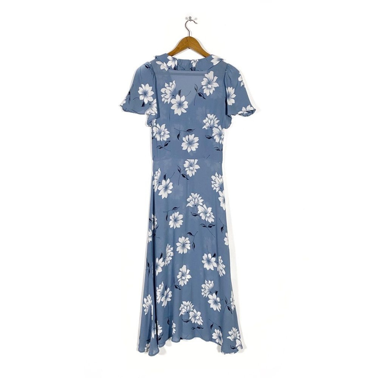 Christy Dawn The Daisy Ruffle Midi Dress Floral Mist Women’s S