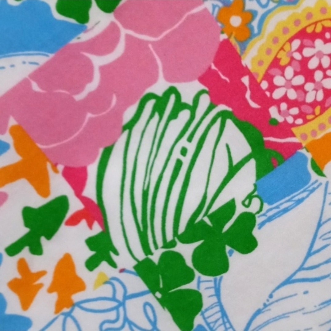 💐SIZE 8 HTF/VTG Lilly Pulitzer💐 – Multi Patchwork Halter Tie Dress