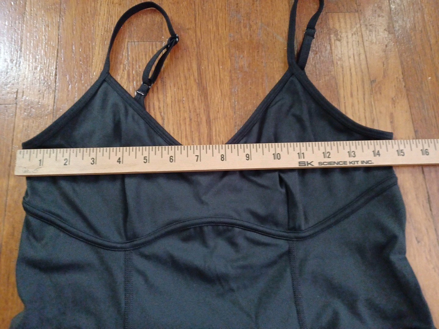 JoyLab Black Athletic Mini Tank Dress Faux Wrap Shorts Sz MED Summer Swim Active