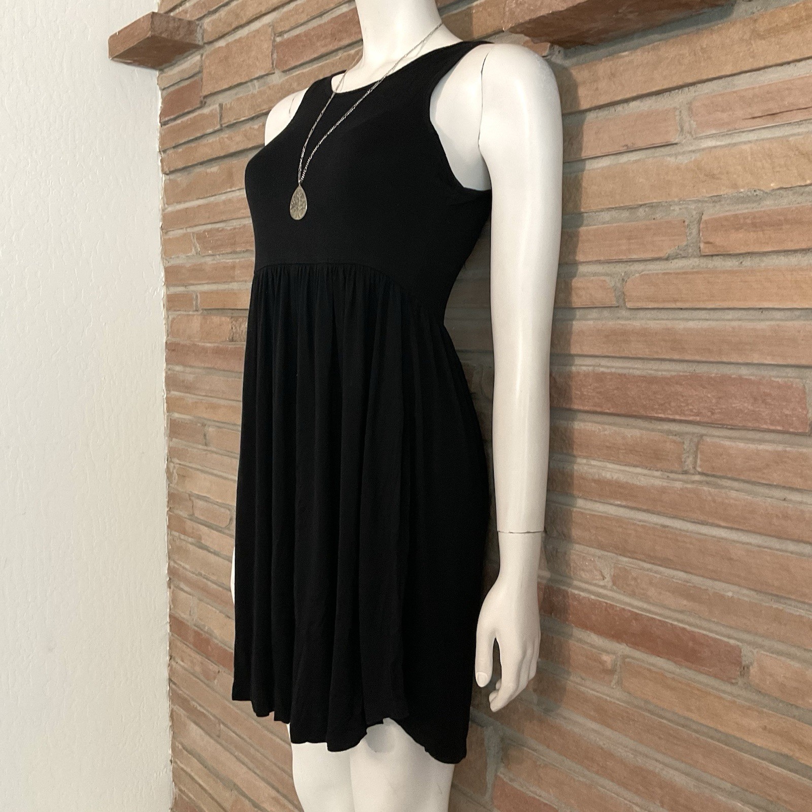 HiMONE Black Stretch Tank Dress XS