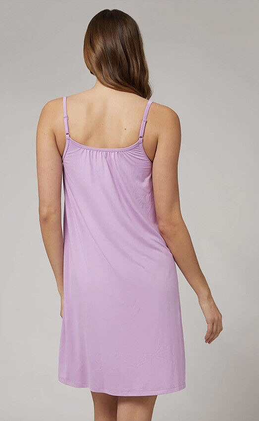 NWT 32 DEGREES SUMMER COOL FLOWY BRA DRESS SOFT LUXE VIOLET TULLE XL MSRP $36.00