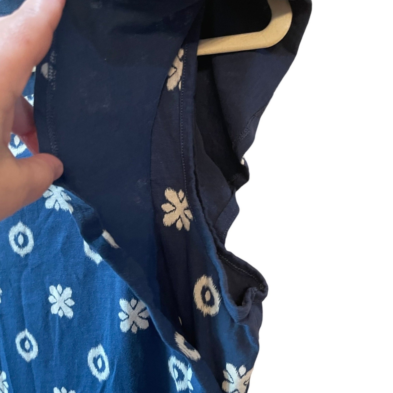 NWOT Goodthreads Blue Dress 100% Cotton Size Medium