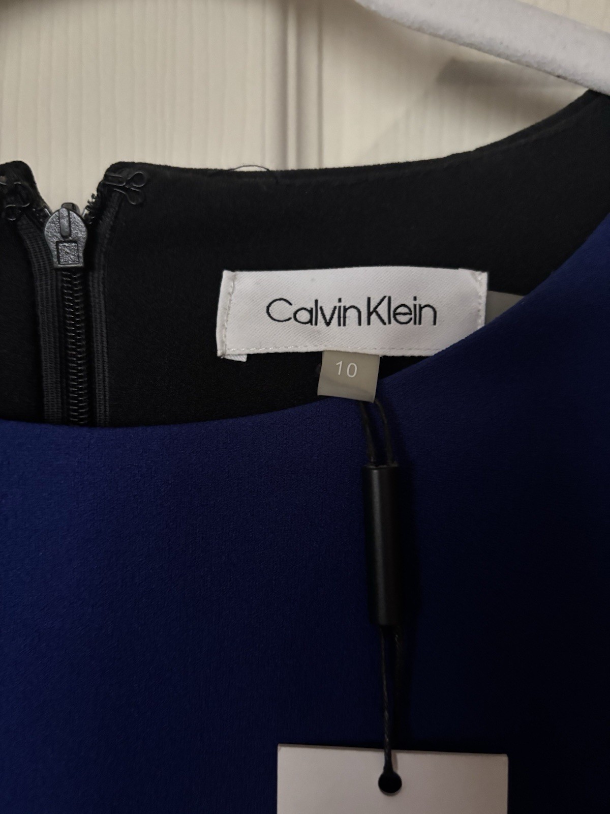 Calvin Klein Women’s Colorblock Sheath Dress, Size 10, Sleeveless