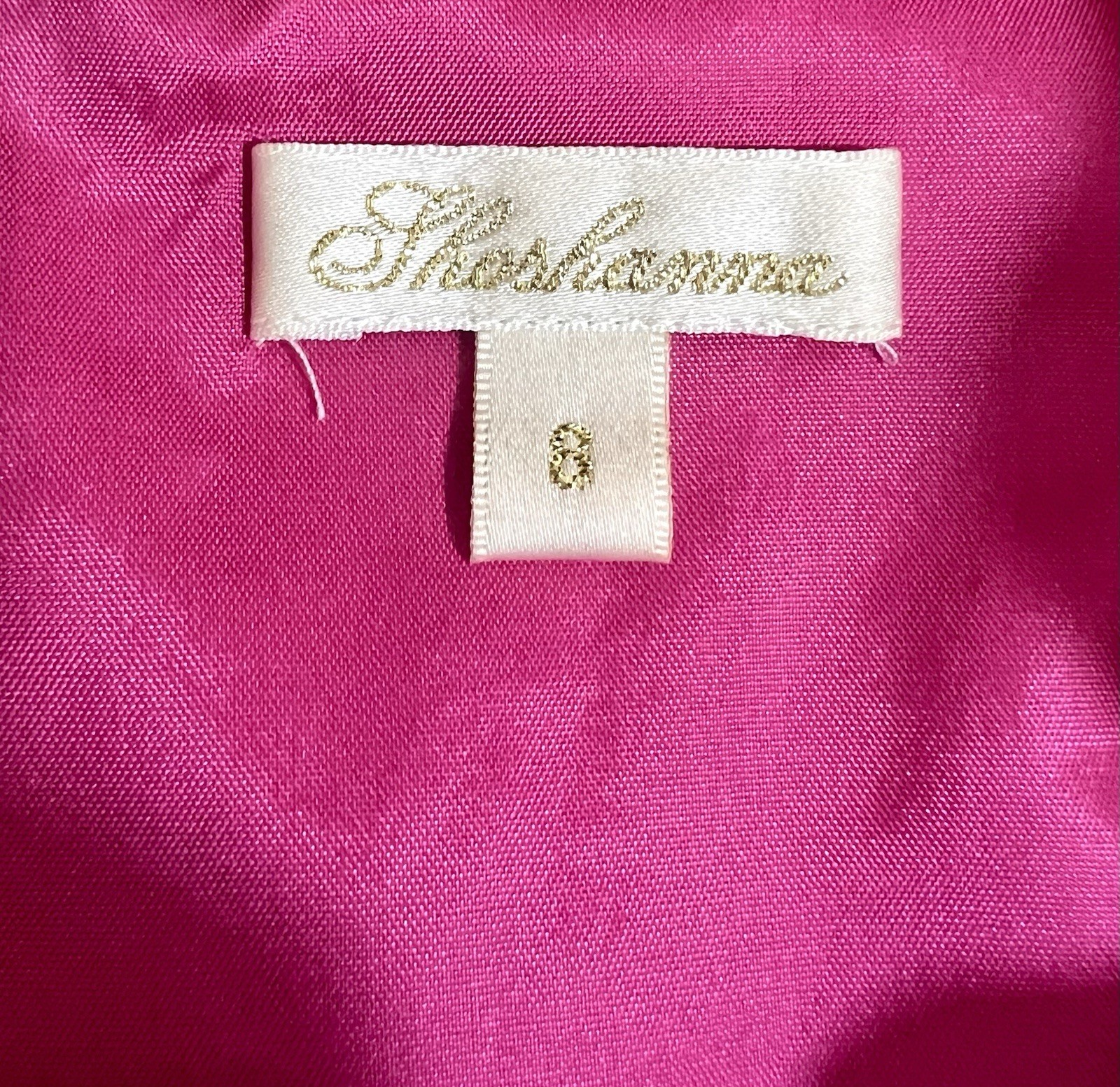 Shoshanna Neiman Marcus Floral One Shoulder Short Dress Pink 8 Medium Cocktail