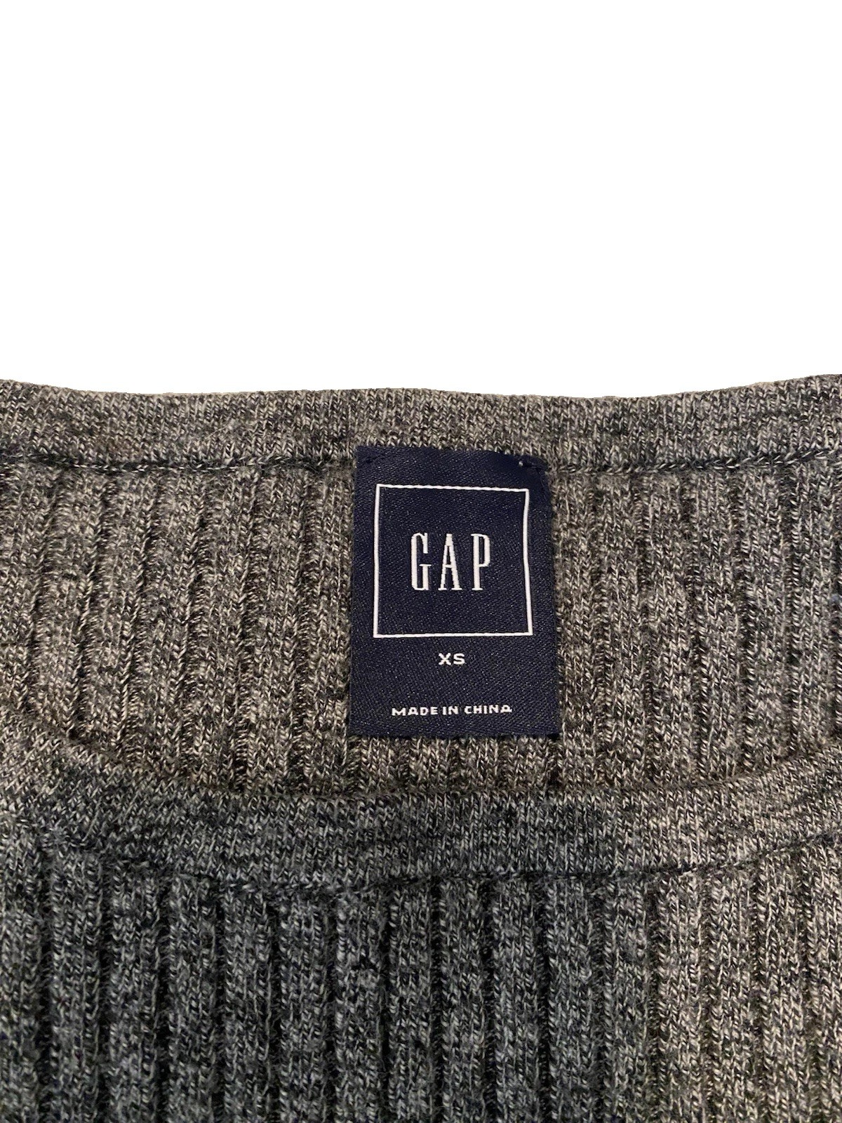 Gap Grey Marbled Bodycon Stretchy Dress Cotton Blend XS/S