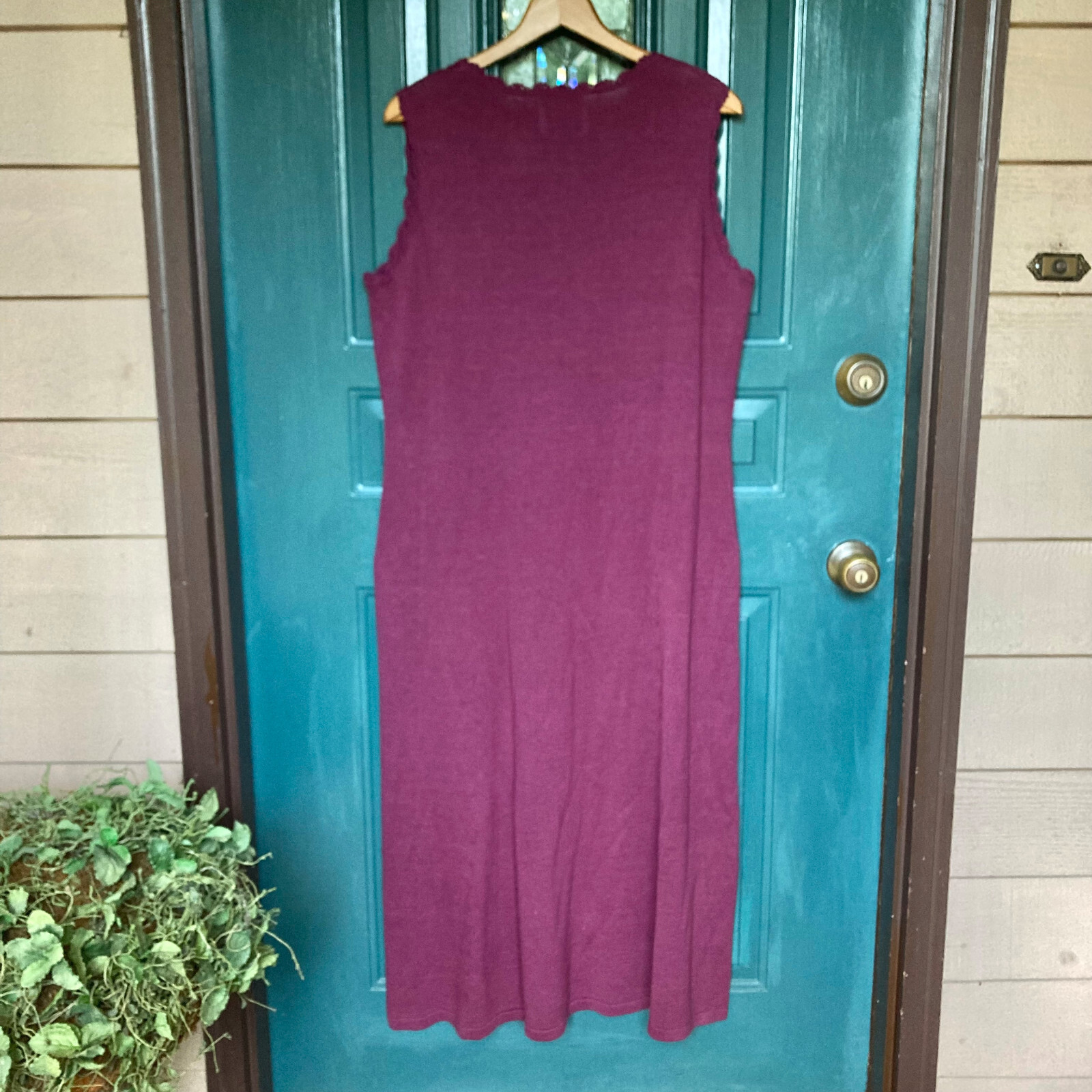 New Storybrook Knits Crochet Minimalist Casual Dress Womens L NWT
