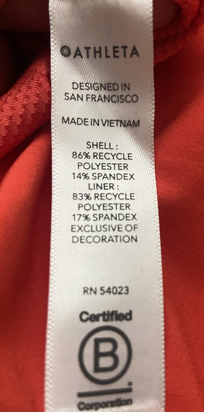 NWT $98 Athleta 14 Expedition Skort Dress In Vermillion Orange
