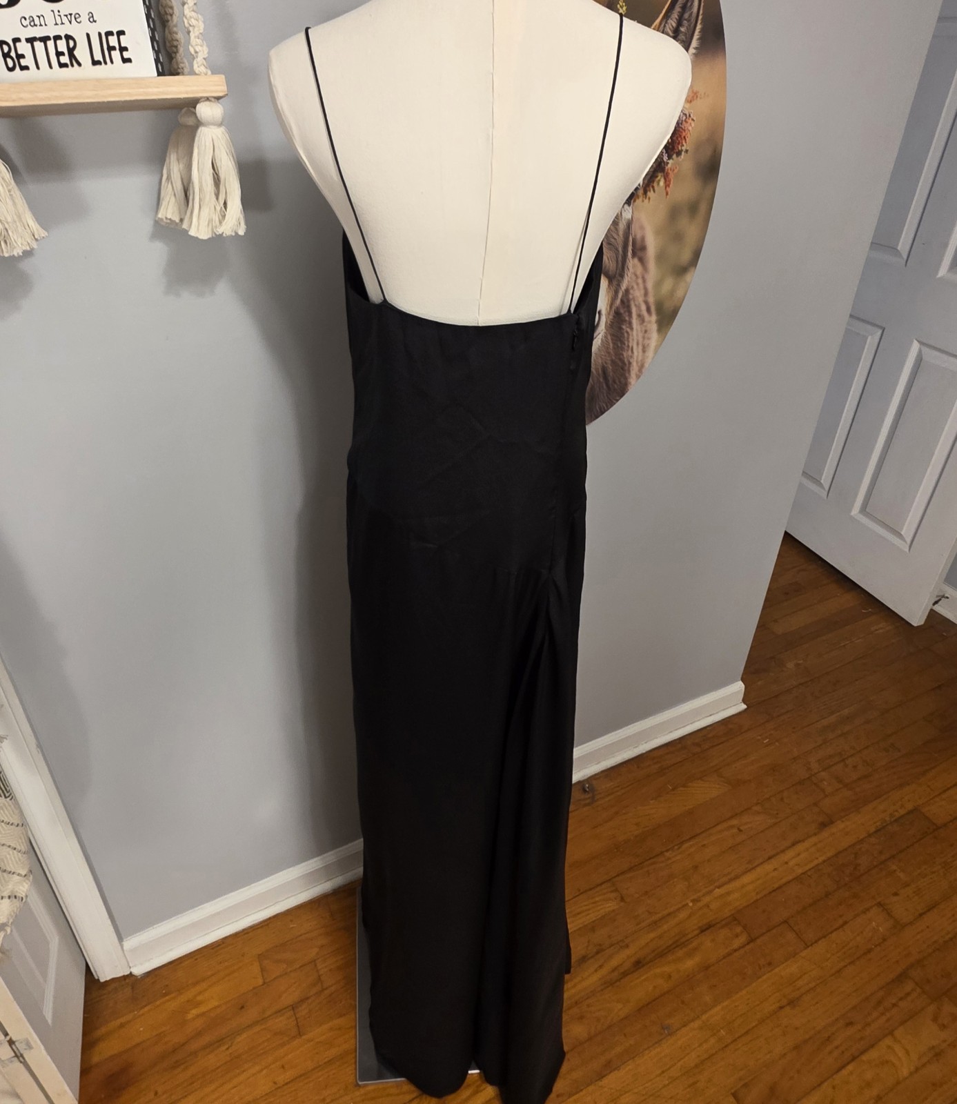 Ralph Lauren Purple Label Jeramiah Sleeveless Bias Satin Gown Dress Sz 4 $3290