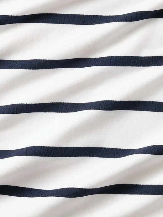NEW Athleta Essential Tee Dress Winona Navy Stripe Stretch Size Small