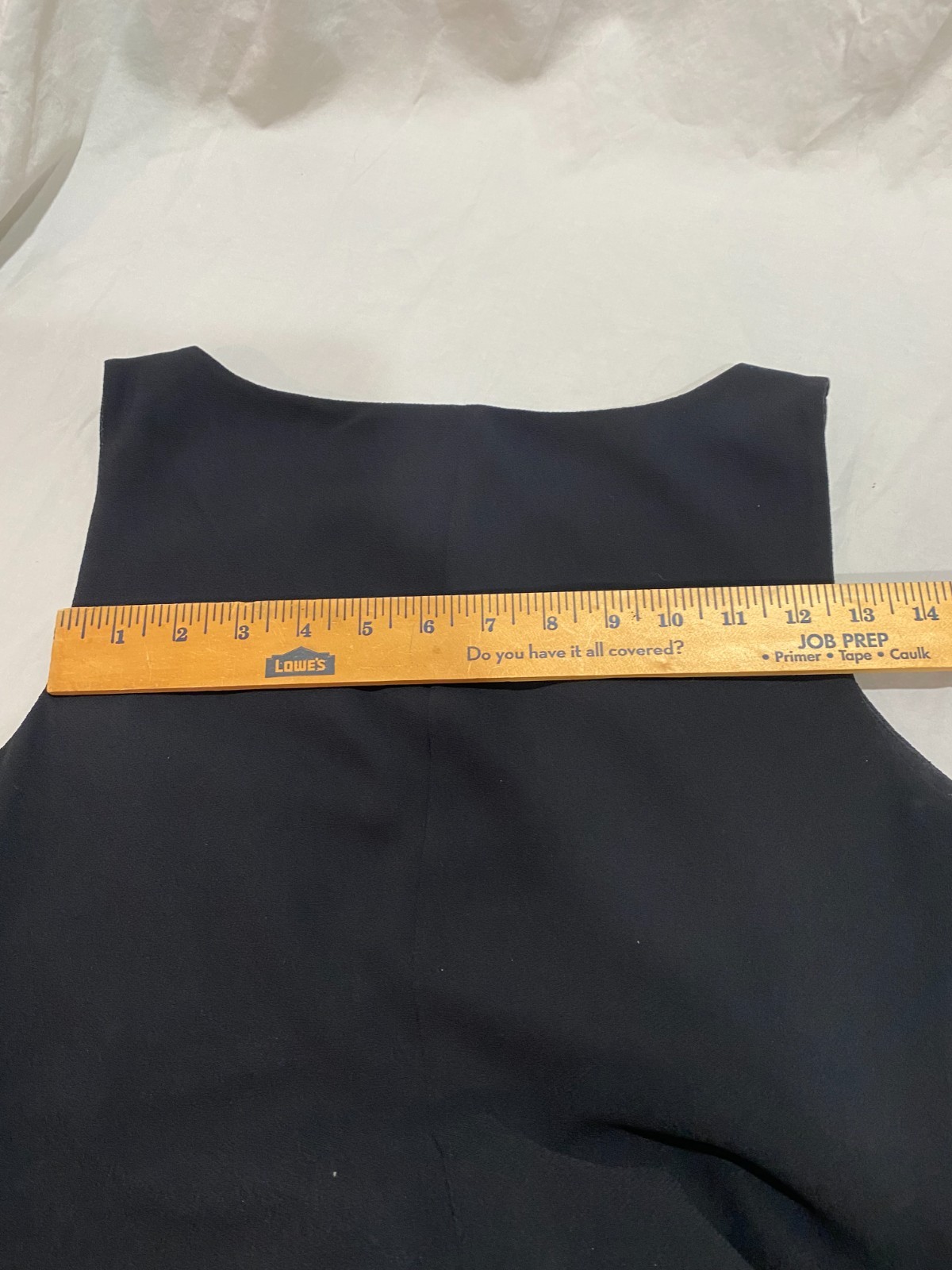 Connected Apparel Black High-Low Sleeveless Self-Lined Dress – Size 8