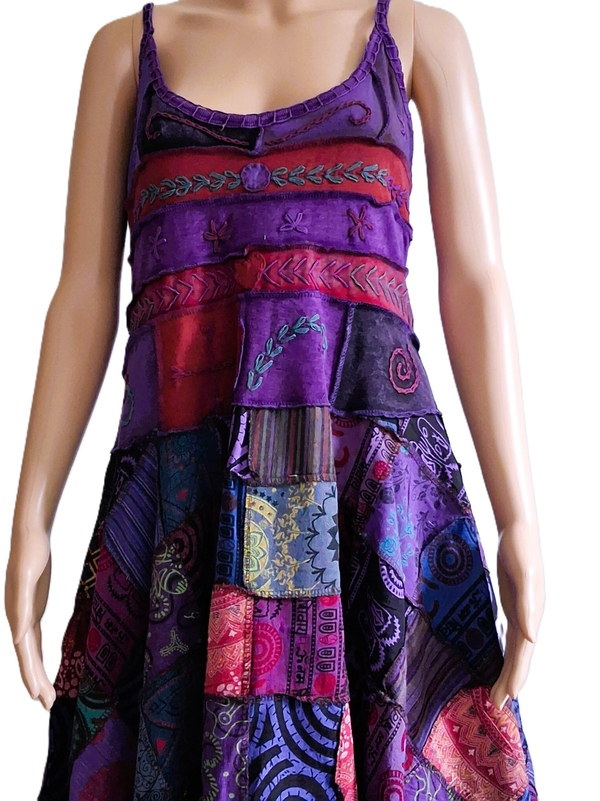 Authentic Nepalese Handcrafted Patchwork Dress
