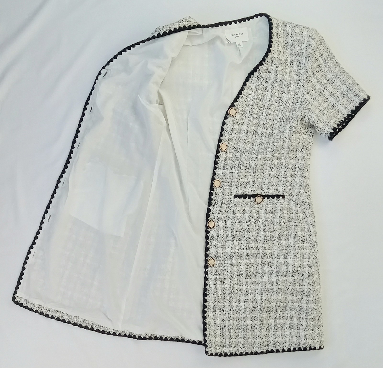 Medium POMANDER PLACE Lightweight ‘French-Designer’ Preppy TWEED Josephine Dress