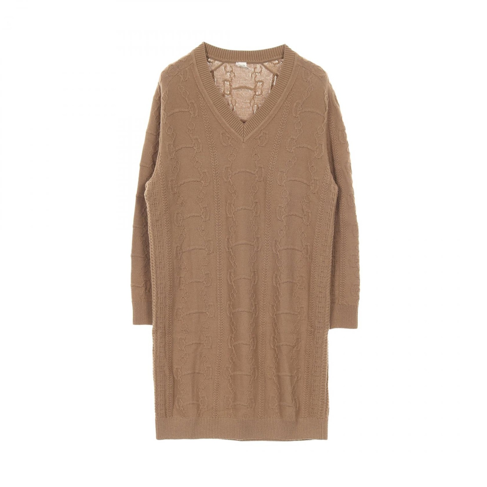 HERMÈS Hermes Chaine d Ancre Wool Cashmere Dress – DUTY FREE