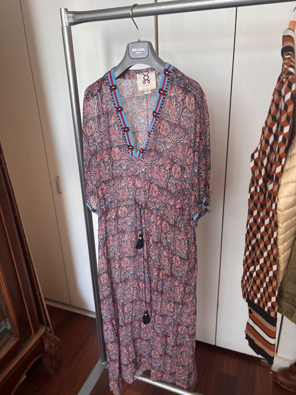 Figue Silk Kaftan Size M Kaftan dress