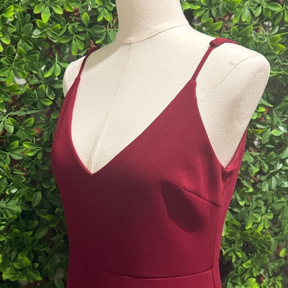 Infinite Glory Wine Red Dress