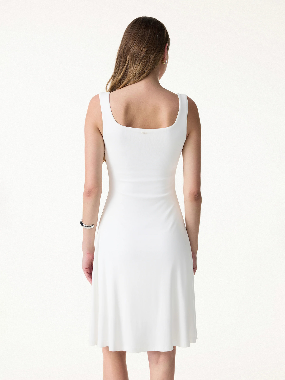 SkinKiss Cooling Square Neck Mini Bra Dress