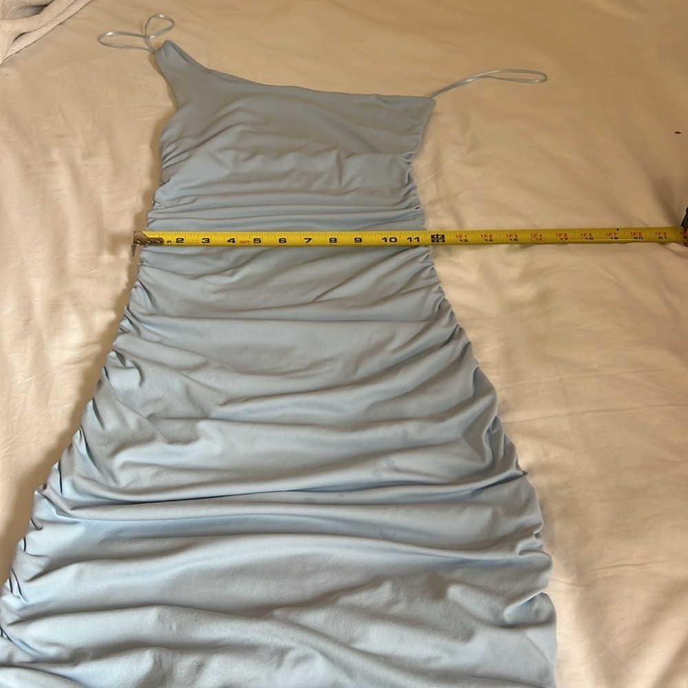 One shoulder Susanna Monaco Rouched dress S