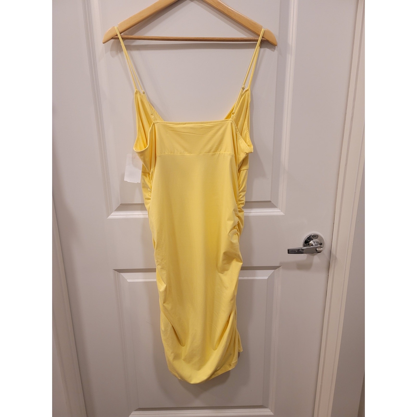 Steve Madden Butter You Up Jersey Bodycon Dress In Sunshine