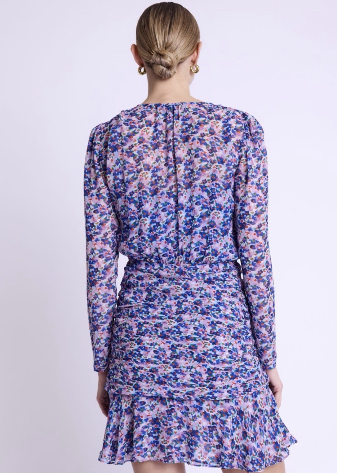 BERENICE Rumba Printed V-neck short dress BNWT 34/ XS $299