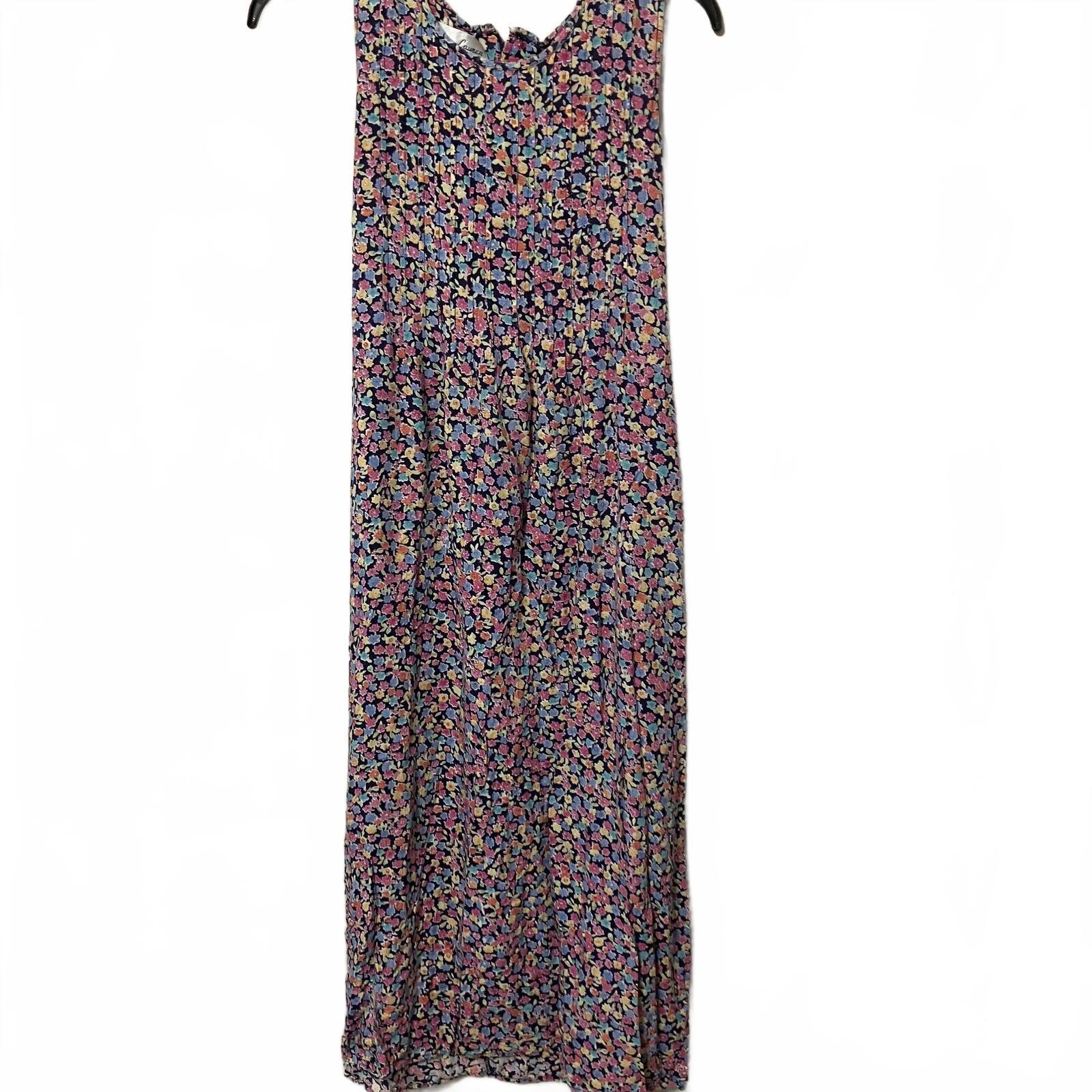 Betsy Lauren Whimsical Women’s Floral Sleeveless Romantic Maxi Dress Size 10