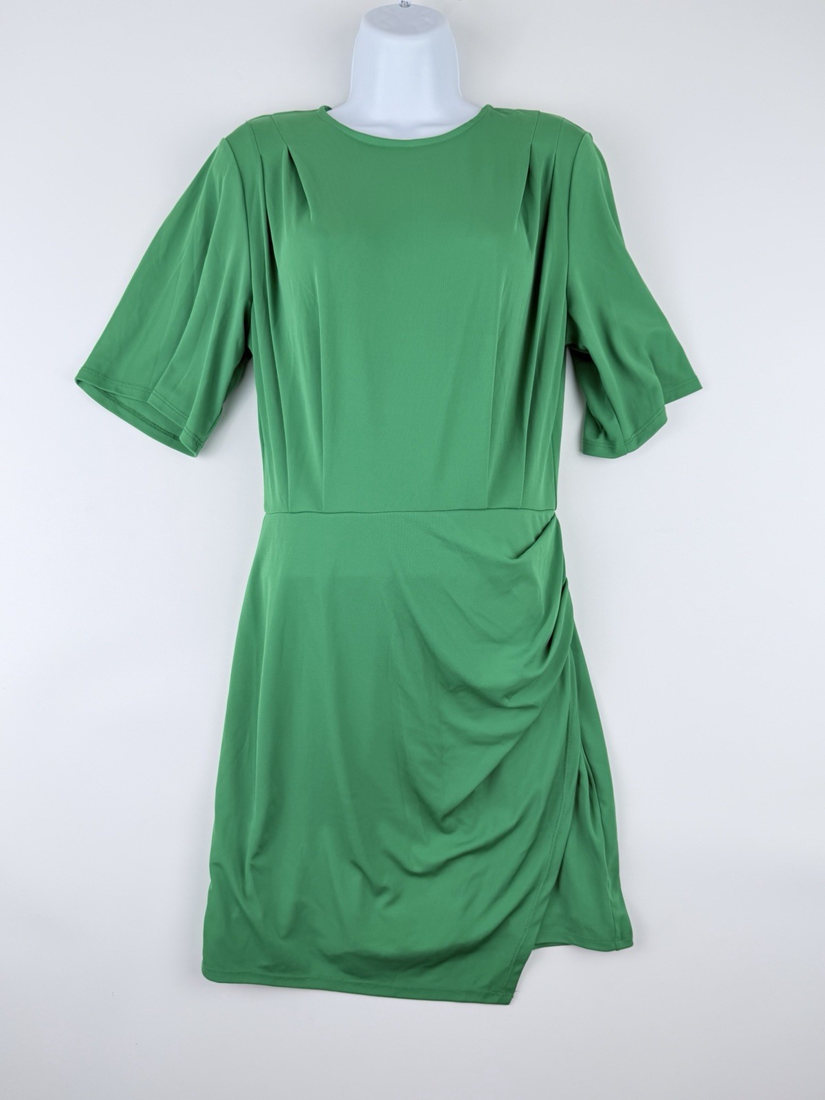 Future Collective Women’s Short Sleeve Mini T-Shirt Dress Green Size SMALL