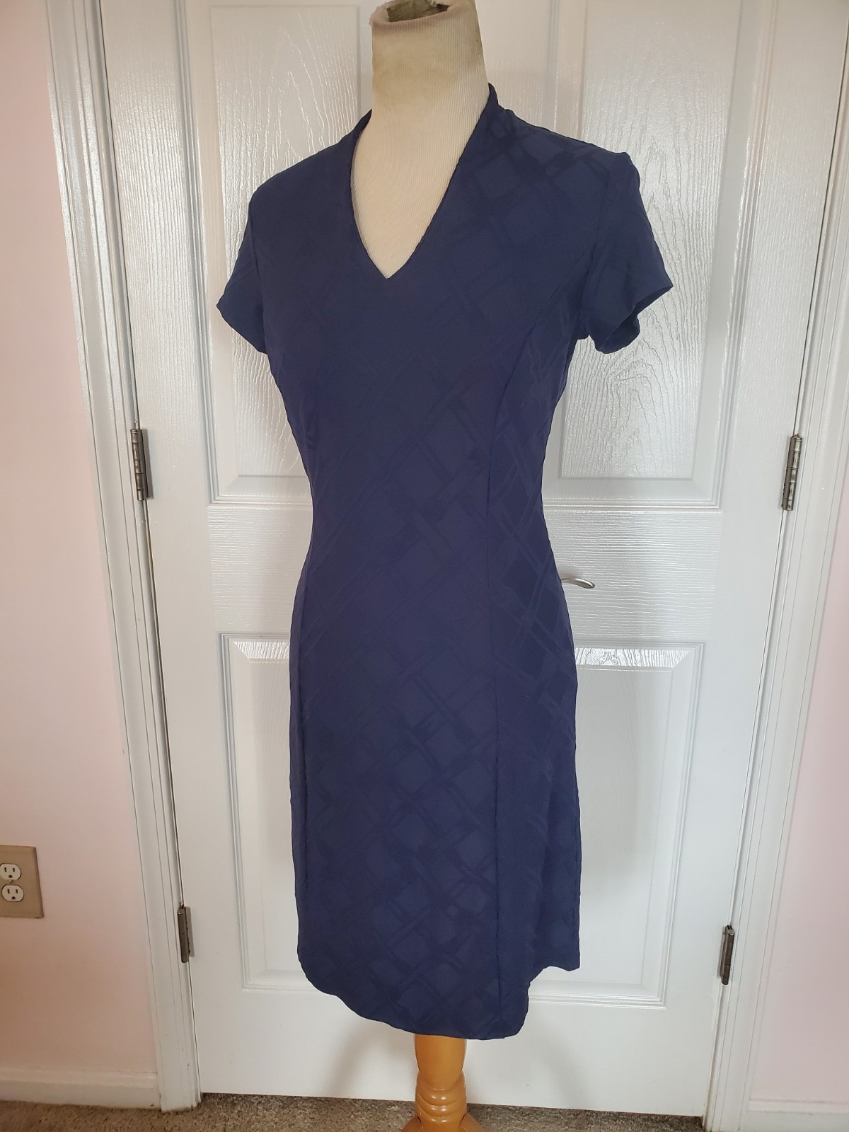 J. McLaughlin Navy Blue Pickle Ball or Sports Preppy Dress (Size XS/S)