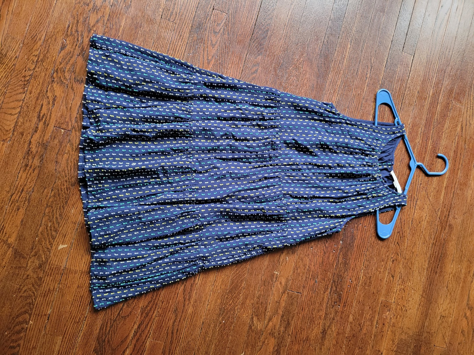 LOFT Straight Sundress Women XSP Pullover Lined Blue Casual Picnic Beach Outdoor