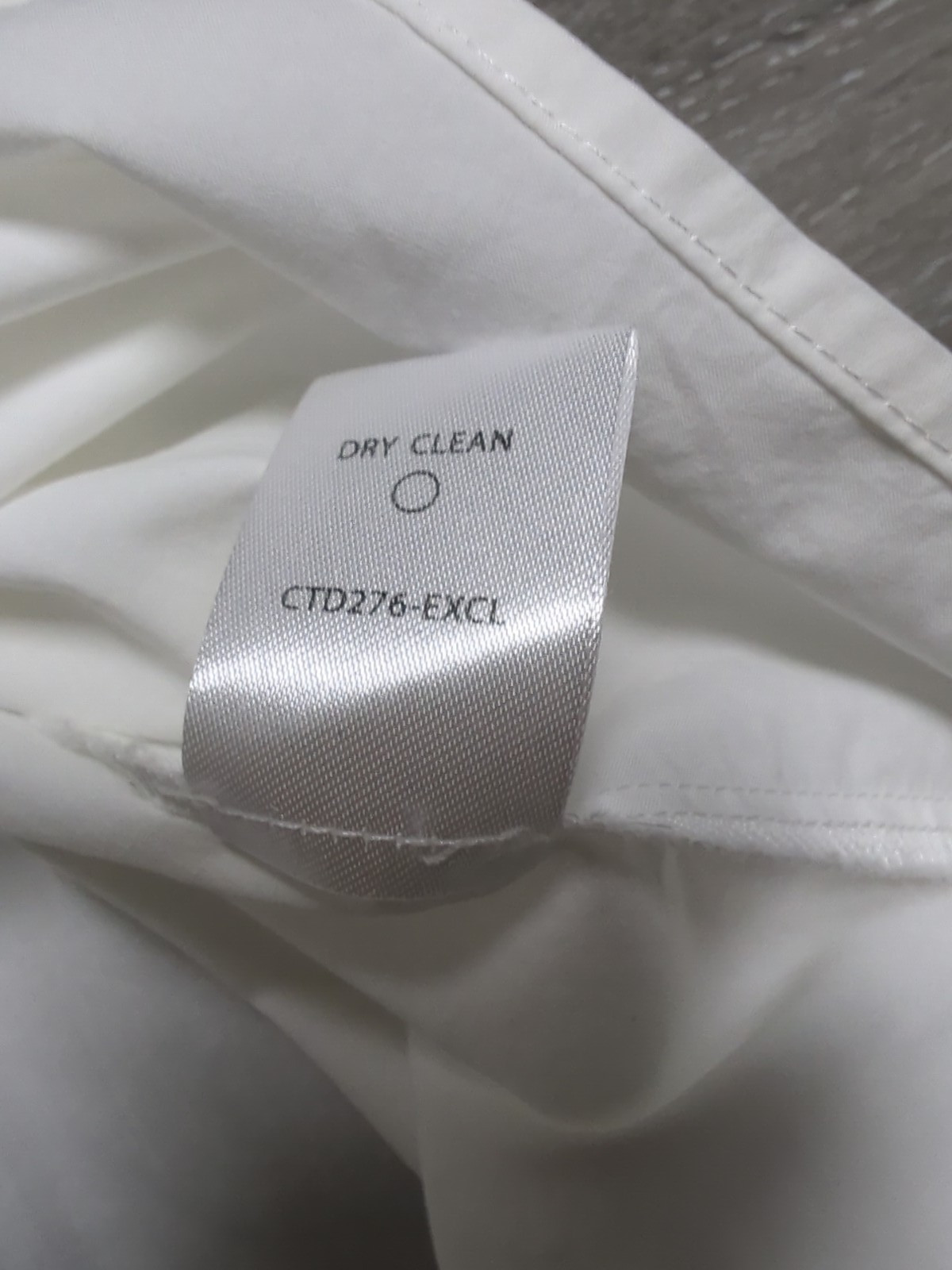 Intermix Wrap Shirt Dress Size L White Cotton Poplin Cuffed Long Sleeves