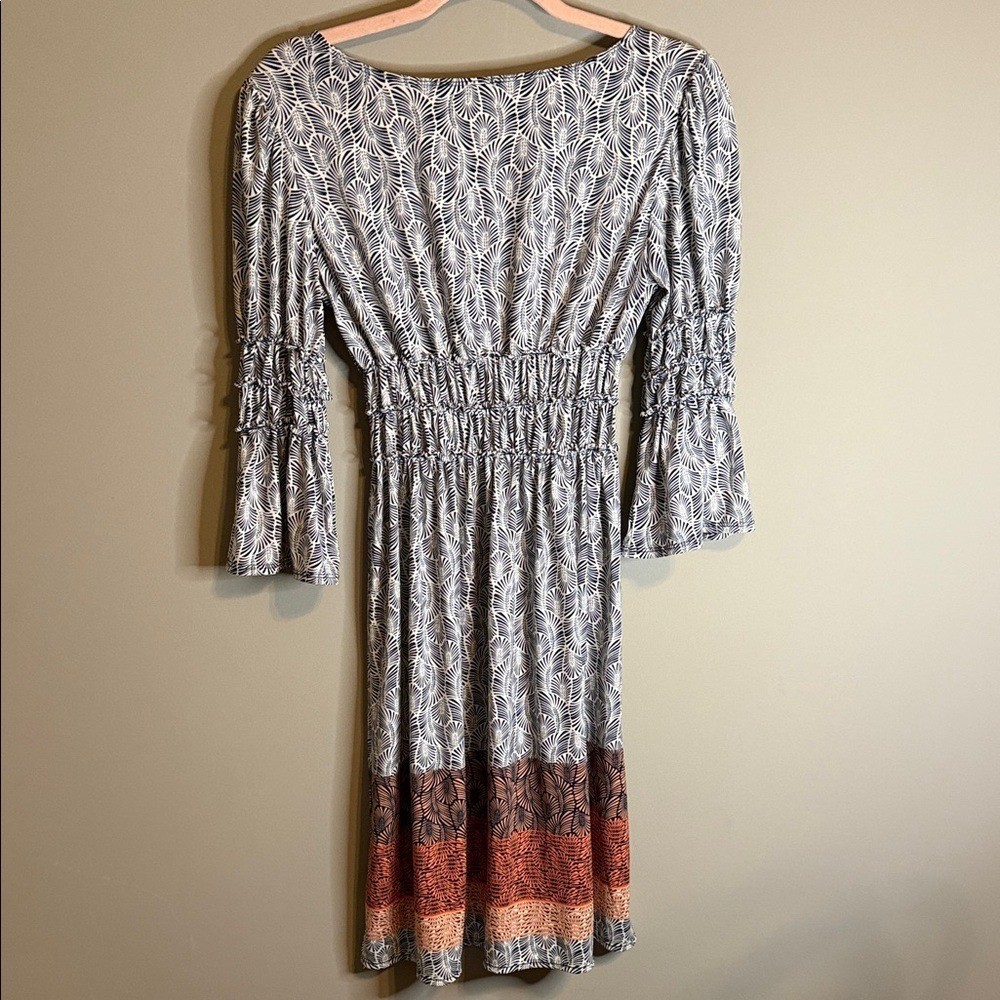 Max Edition Patterned Dress Medium Midi