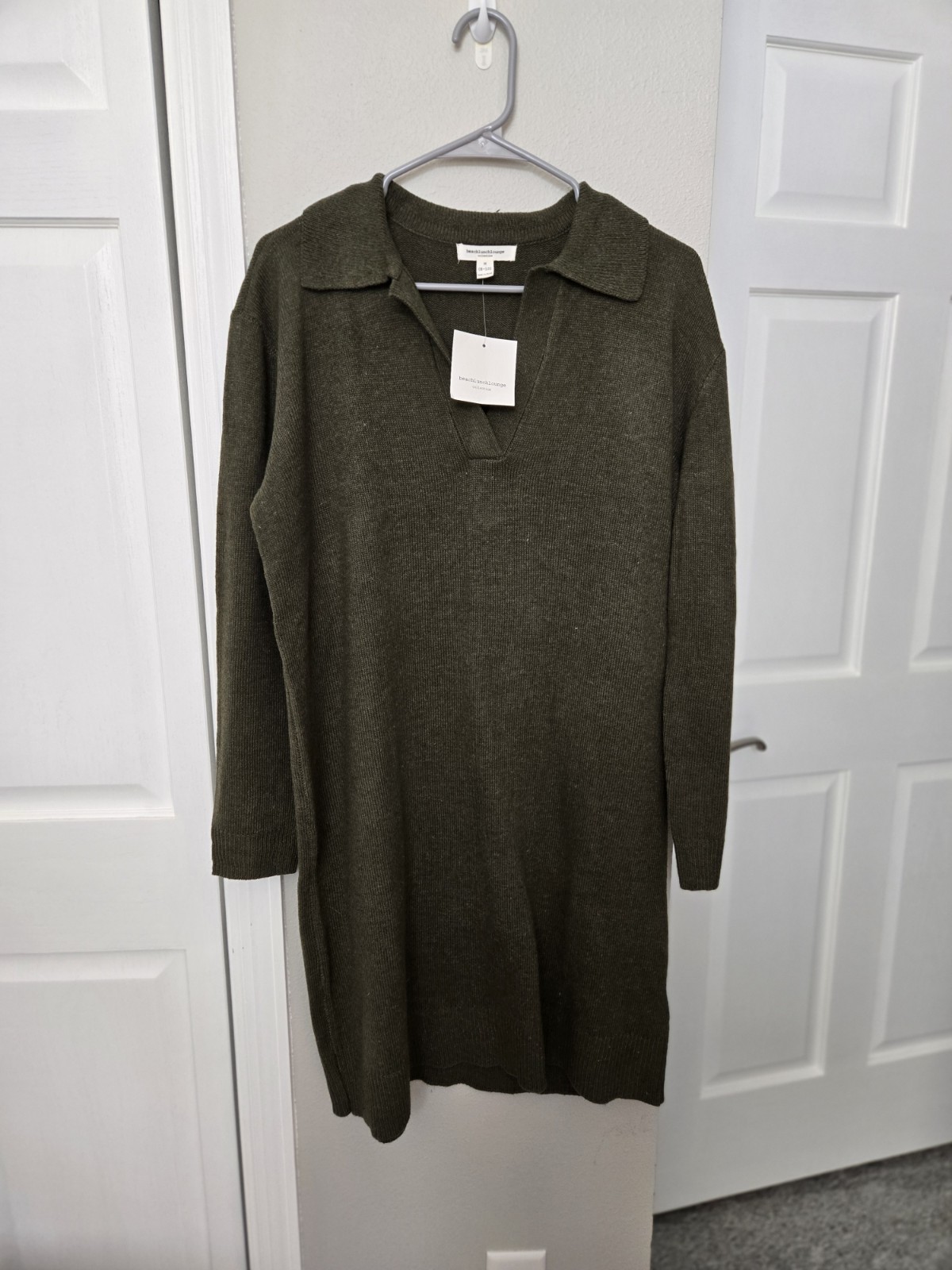 Beach Lunch Lounge Collection Sweater Dress Size M NWT