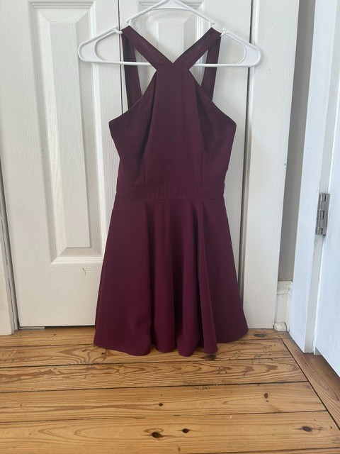 Lulu’s XXS Burgundy dress- worn once