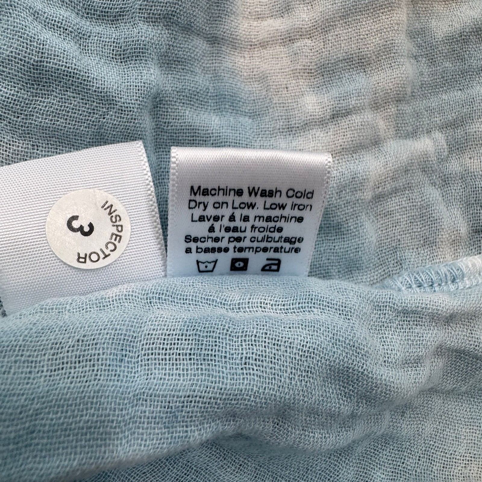 Stark X Sky Blue Tie Dye Gauze Cotton Layer Sleeveless Maxi Dress XSmall