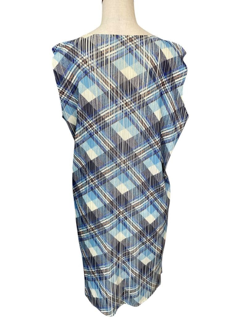 PLEATS PLEASE Issey Miyake Dress Check Pattern Size 3