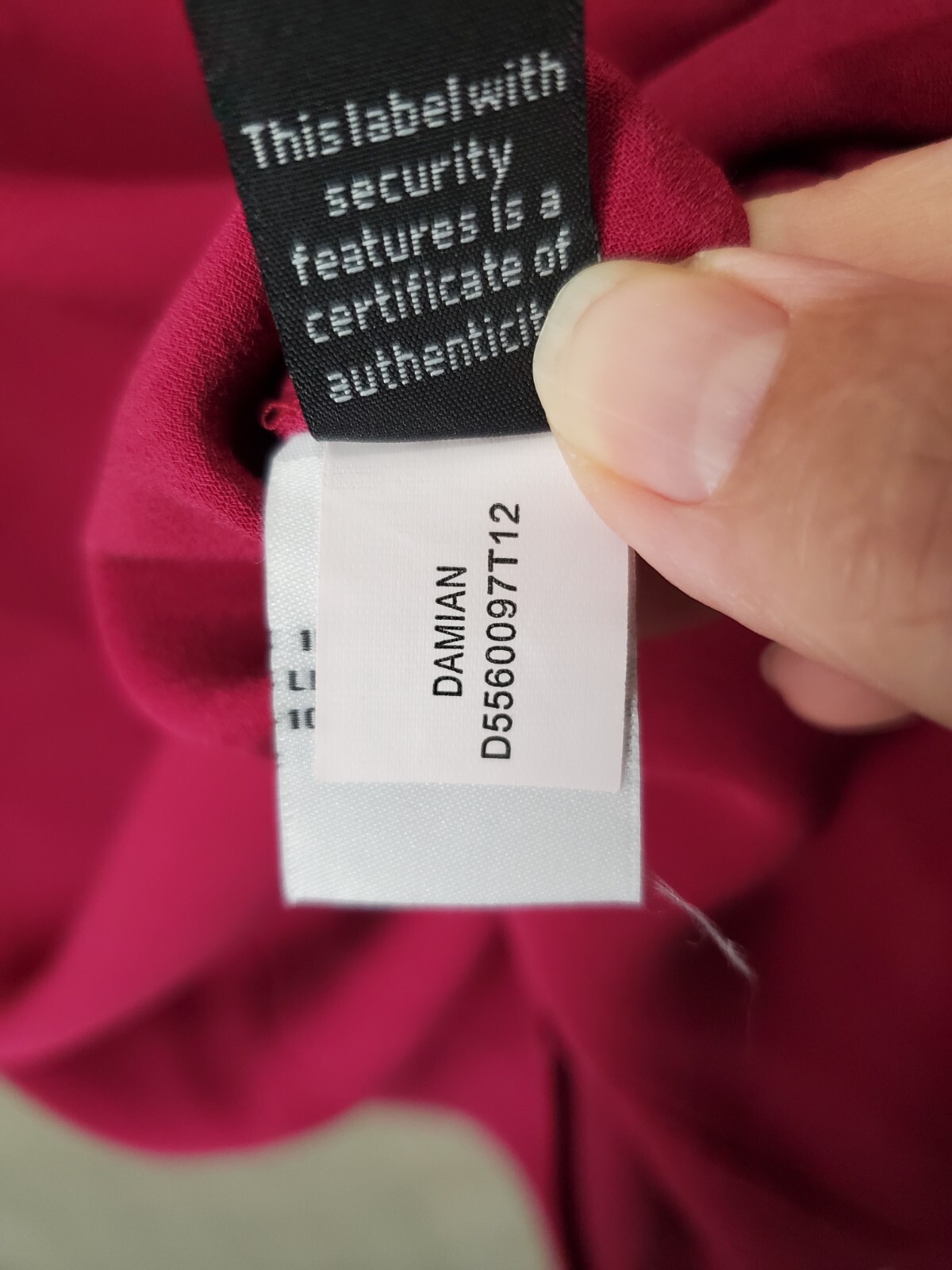 Diane von Furstenberg Damian Raspberry Red Silk Ladder Trim Shift Dress Size 8