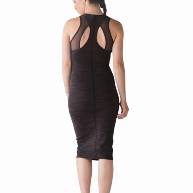 Lululemon Women’s 8 Globetrotter Gray Sleeveless Scoop Neck Sleeveless Dress