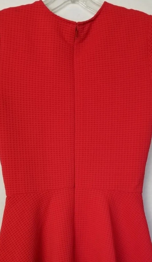 Opening Ceremony Dress Women Size Small Cherry Red Clos A-line Stretch Skater