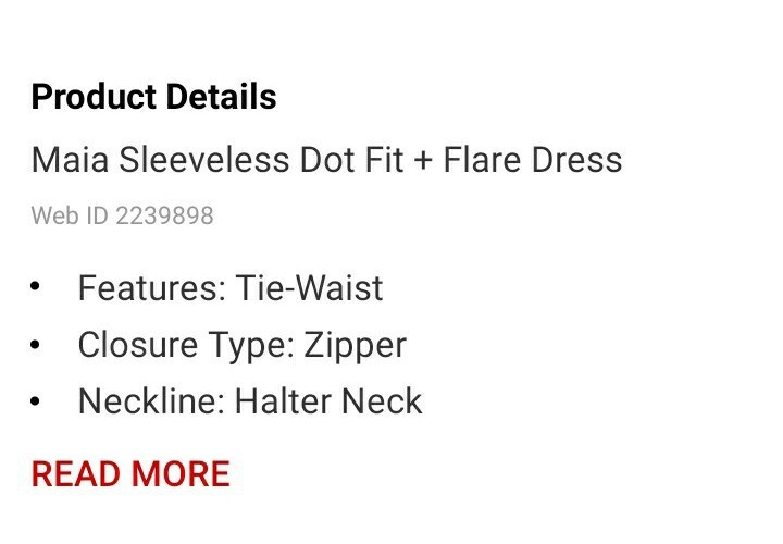 New Maia Sleeveless Dot Fit + Flare Dress Coral Sz 12