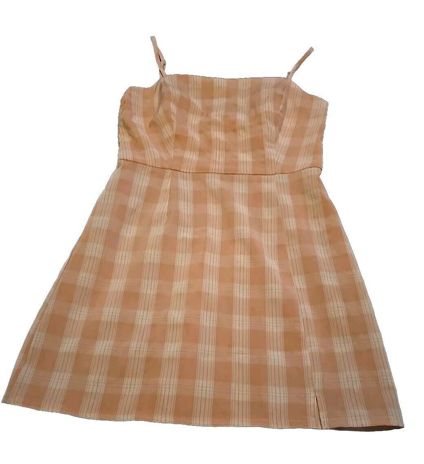 BP Womens Mini Dress Size S Pink Plaid Slip Dress Sleeveless Summer