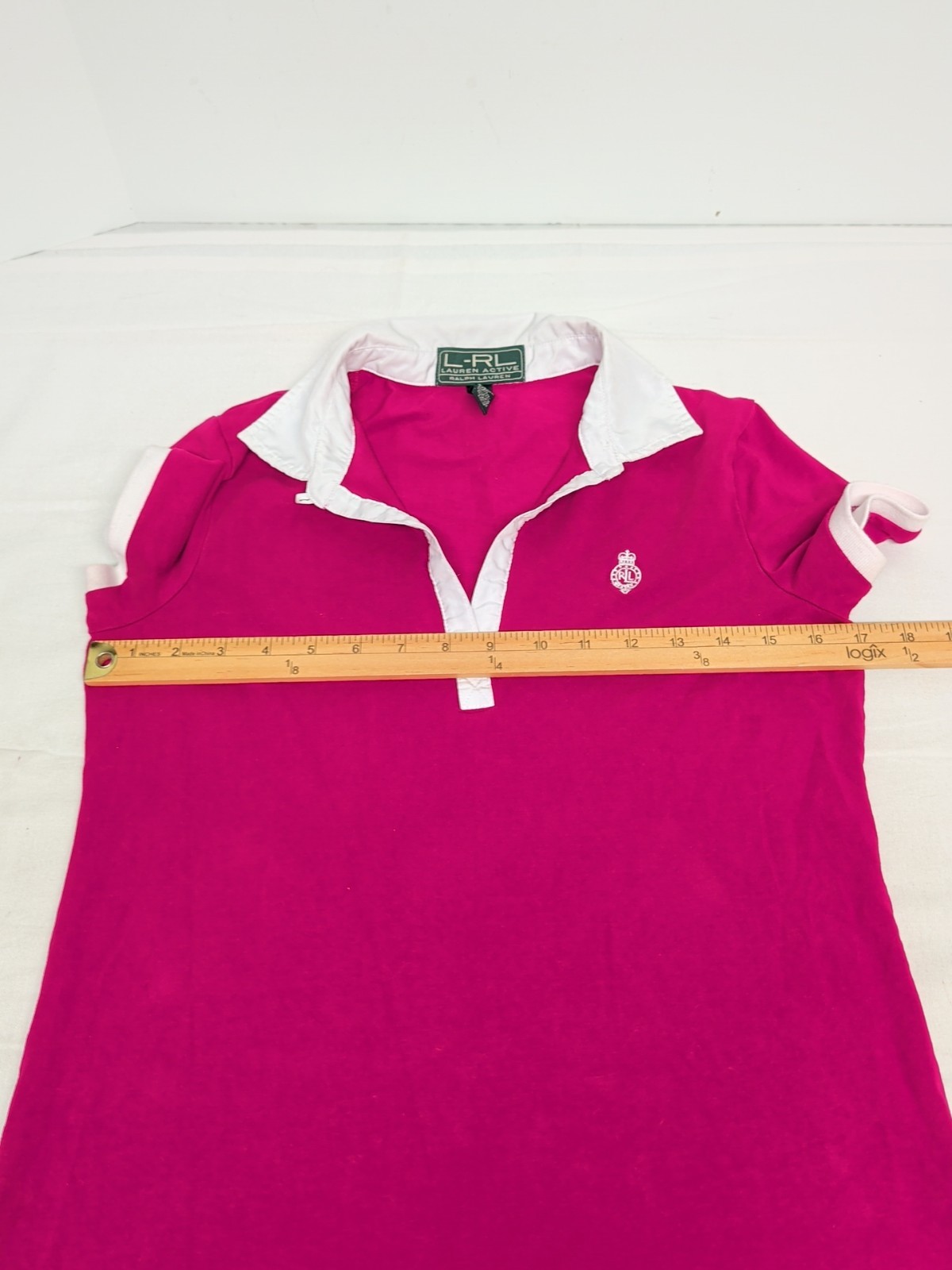 Lauren Ralph Lauren Active Pink Polo Dress Small Preppy Y2K Tennis Style Awesome