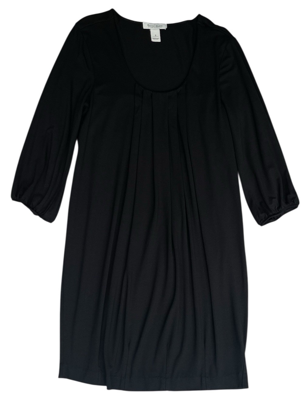 White House Black Market Dress Womens S Black Romantic Dark Feminine Office Work