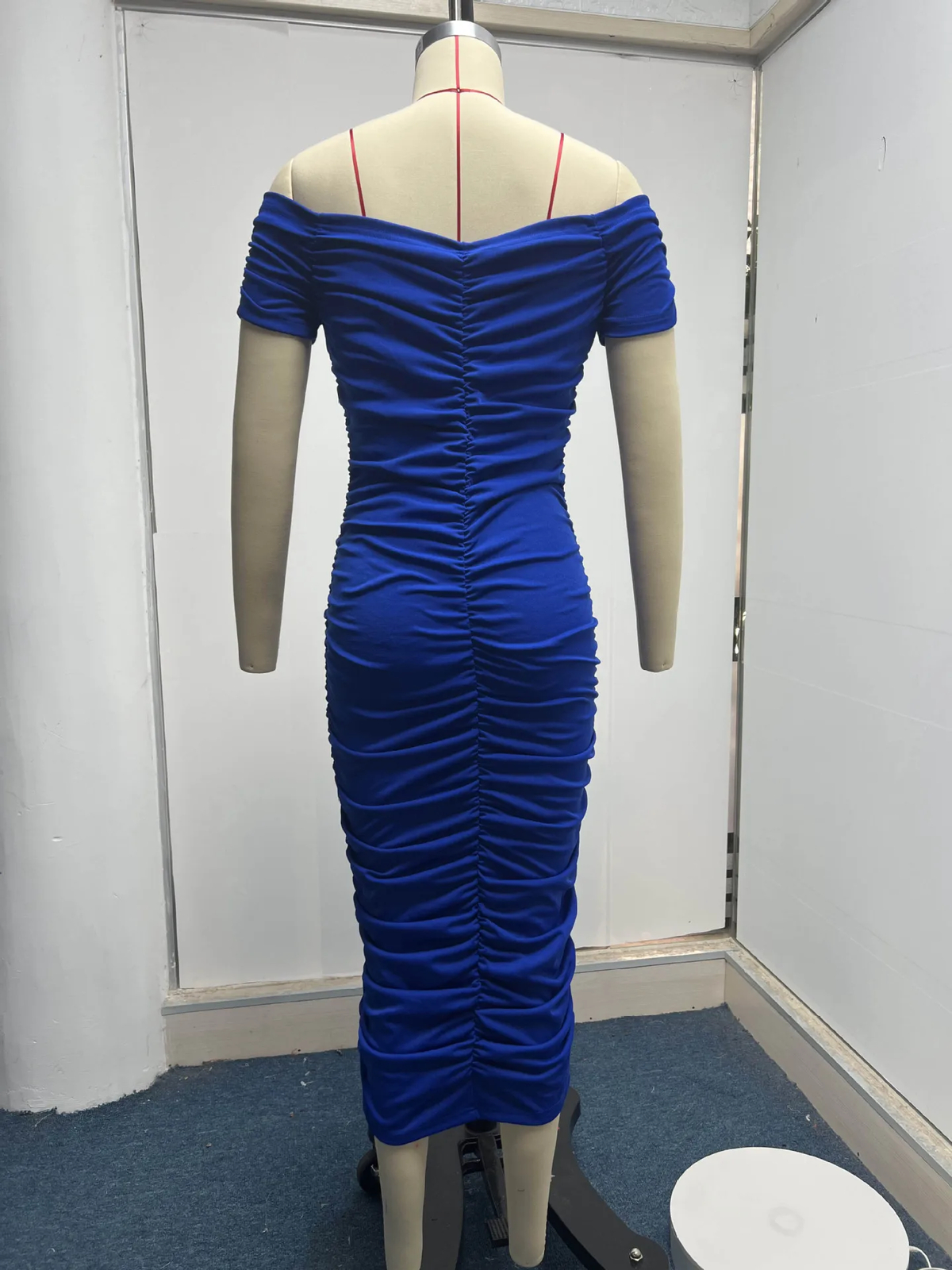 Solid Color Long Skirt, Elegant Temperament, Women’s Dress, One Shoulder Dress